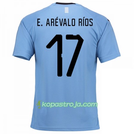 Billiga Fotbollströjor Uruguay E.Arevalo Rios 17 VM 2018 Hemma tröja